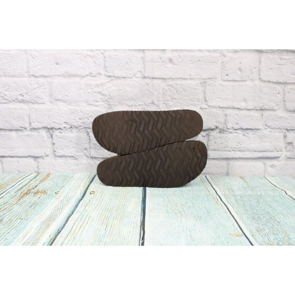 LL Bean Navy Blue Suede Slip on Slide Sandals Slippers Size 7 - Picture 9 of 9